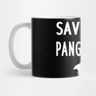 Save the Pangoline Design love image women Mug